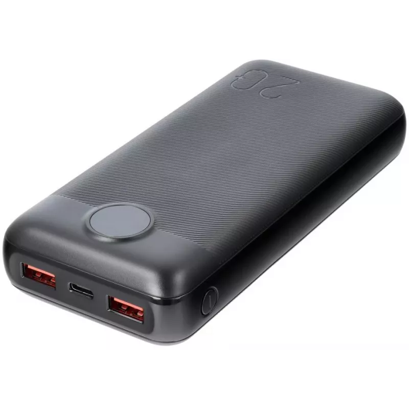 VEGER power banka 20000 mAh 20W PD QC 3.0 2x USB-A USB-C čierna