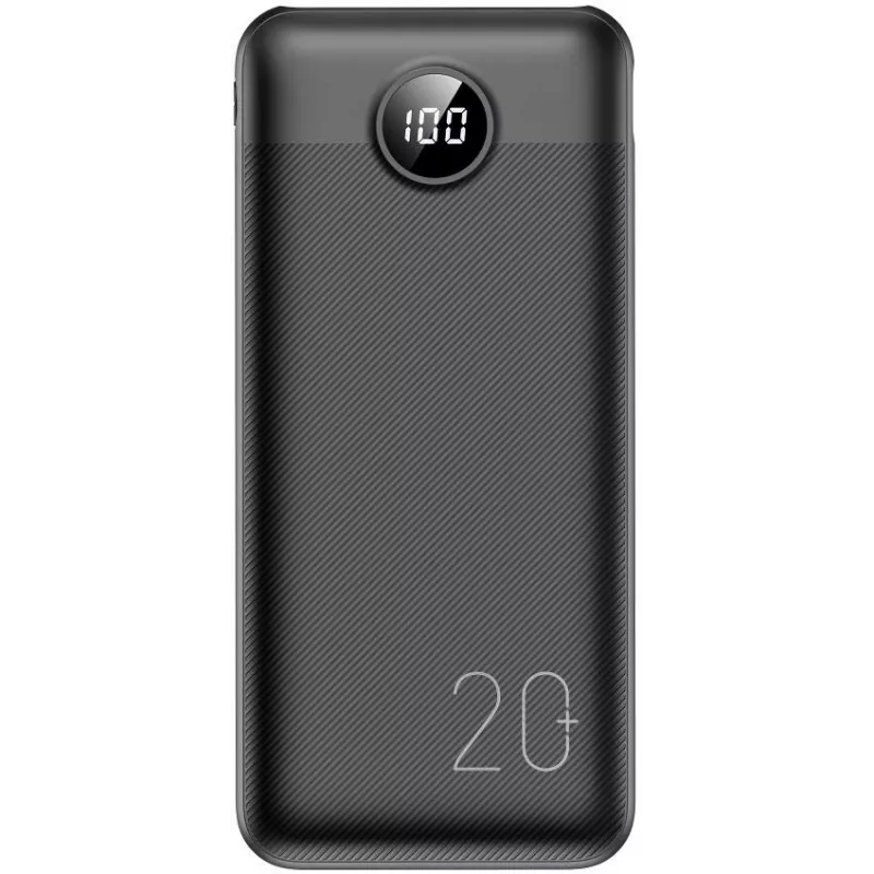 VEGER power banka 20000 mAh 20W PD QC 3.0 2x USB-A USB-C čierna