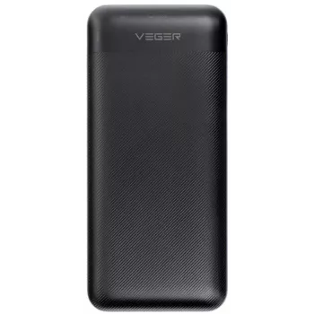 VEGER power banka 20000 mAh 20W PD QC 3.0 2x USB-A USB-C čierna