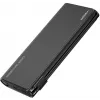 VEGER TCE130 130W PD power banka 25000mAh s integrovanými USB-C a Lightning káblami, čierna