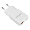 VEGER USB-A + USB-C QC PD 30W nástenná nabíjačka 30W1A1C biela