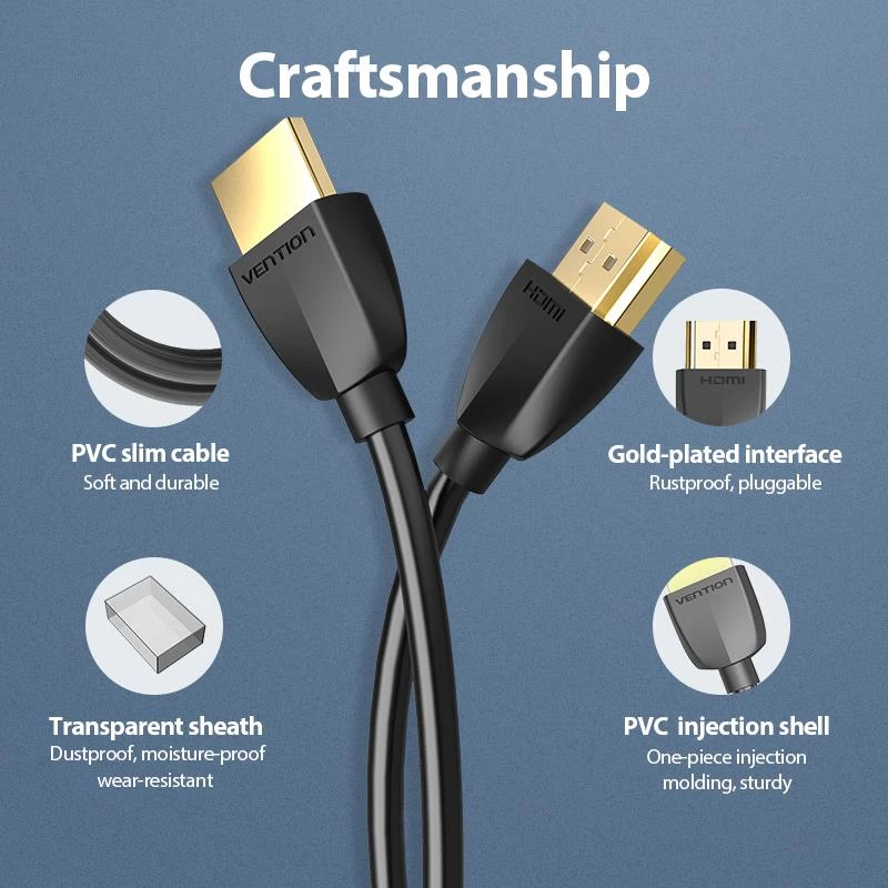 VENTION AAIBH HDMI kábel 2m čierny