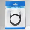VENTION BGKHF USB-C na 3,5 mm audio adaptérový kábel 1 m čierny
