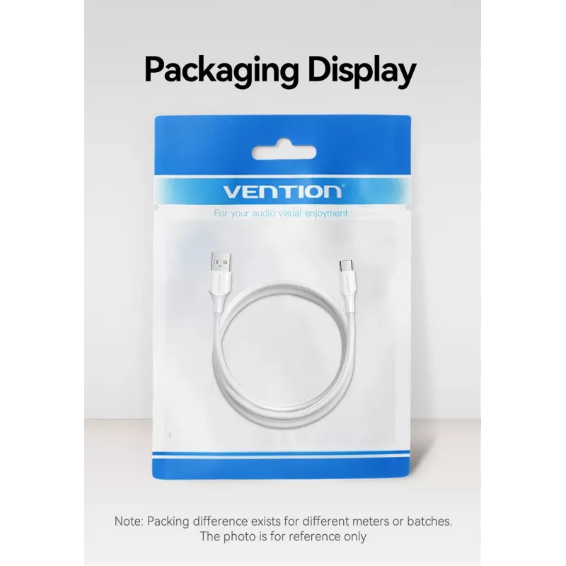 VENTION CTHWH USB-C na USB 2.0 kábel 2m biely