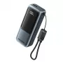 VENTION FKOH0 10000 mAh 22.5 W bezdrôtová power banka s USB-C PD & QC - čierna