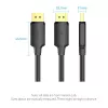 VENTION HAKBF DisplayPort na DisplayPort kábel 1m čierny