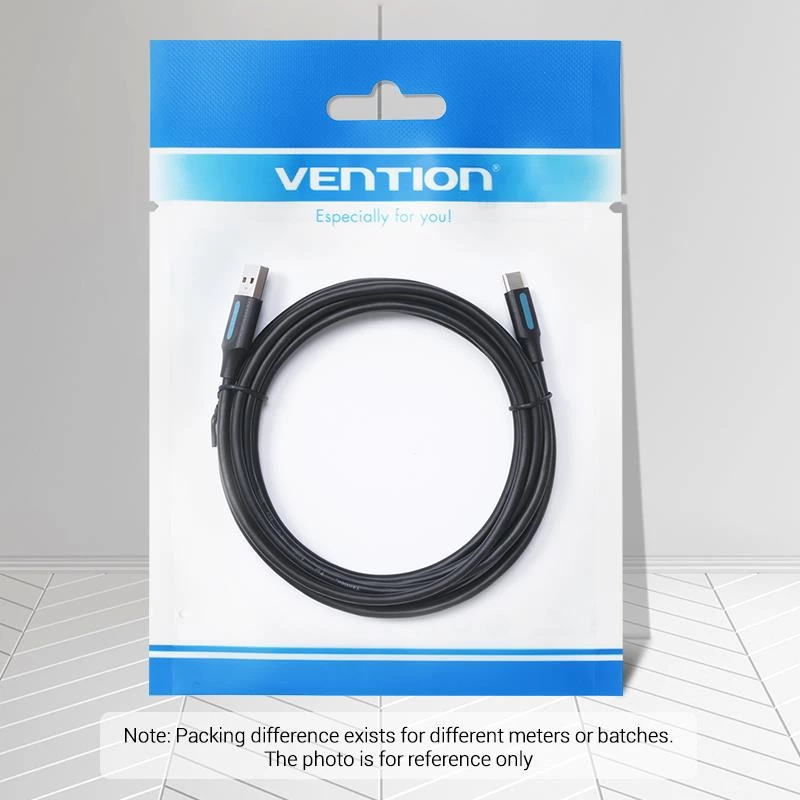 VENTION USB-C na USB 2.0 kábel 0,25m čierny COKBC