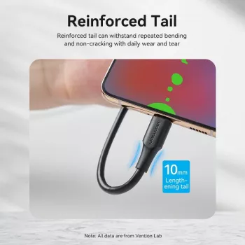 VENTION USB-C na USB 2.0 kábel 2m čierny CTHBH