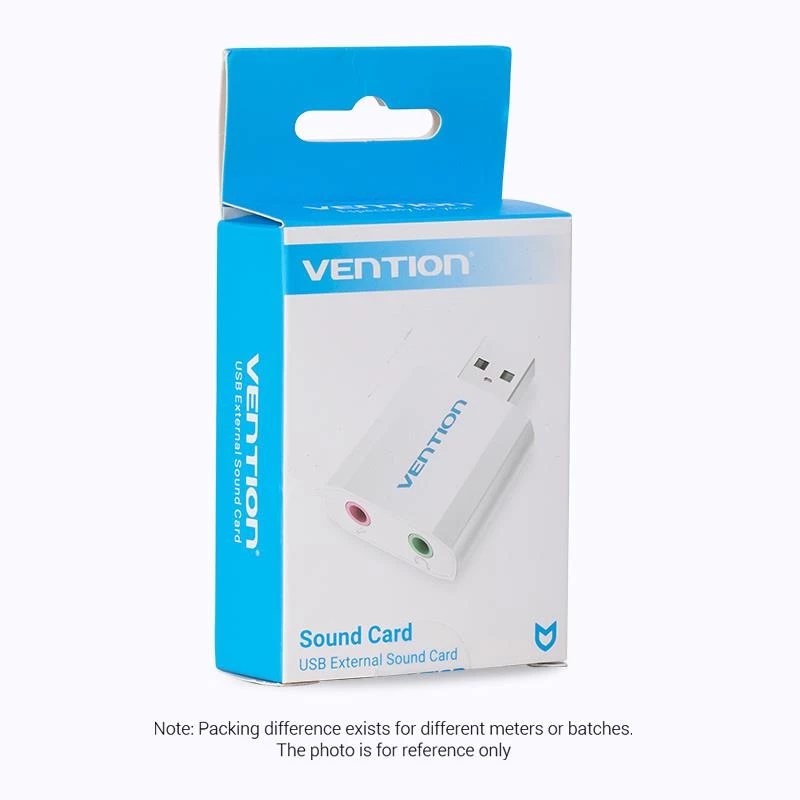 VENTION VAB-S13 USB 2.0 zvuková karta s 2-portovým hubom