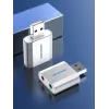 VENTION VAB-S13 USB 2.0 zvuková karta s 2-portovým hubom