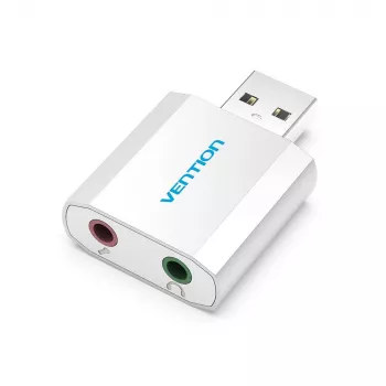 VENTION VAB-S13 USB 2.0 zvuková karta s 2-portovým hubom