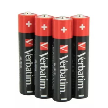 Verbatim 49500 alkalické batérie AAA LR03 (4 ks/balenie)