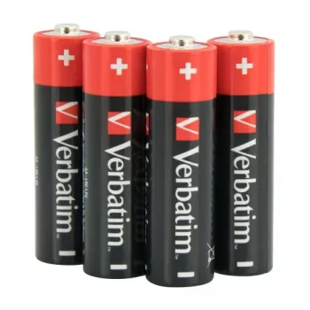 Verbatim 49501 alkalické batérie AA LR6 (4 kusy/balenie)