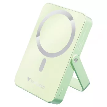 Verbatim Charge 'n' Go Magnetic Wireless Power Bank so stojanom 10000mAh USB-C PD 3.0 zelená