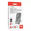 Verbatim Charge'n'Go powerbanka 2C & Display 10000 mAh sivá