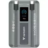 Verbatim Charge'n'Go powerbanka 2C & Display 10000 mAh sivá