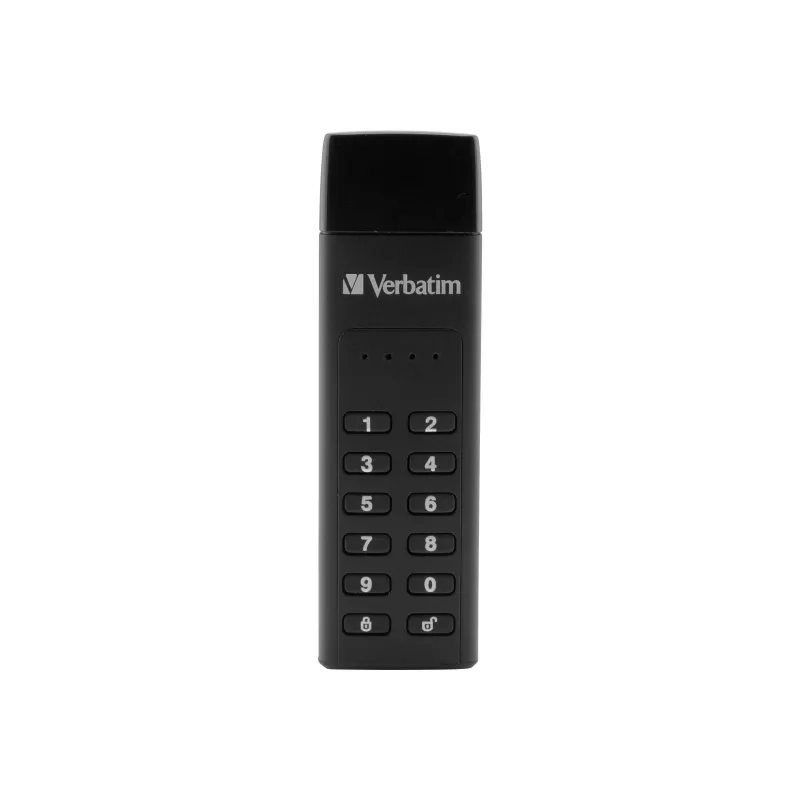 Verbatim Keypad Secure 32GB USB 3.2 Gen 1 flash disk s hardvérovým AES-256-bitovým šifrovaním - čierny