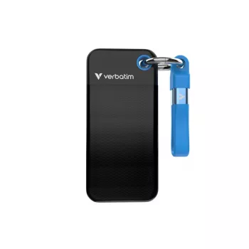 Verbatim Pocket SSD 512GB USB 3.2 Gen 2 Type-C externý SSD disk, čierna/modrá 32283