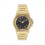 Versace V-Motif Virtual dámske hodinky VE3I00723 44mm Swiss quartz čierny ciferník kožený náramok