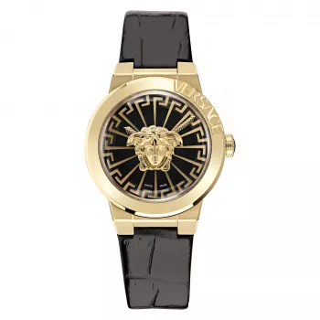 VERSACE V-Motif dámske švajčiarske quartzové náramkové hodinky VE3F00222 38mm strieborná oceľ