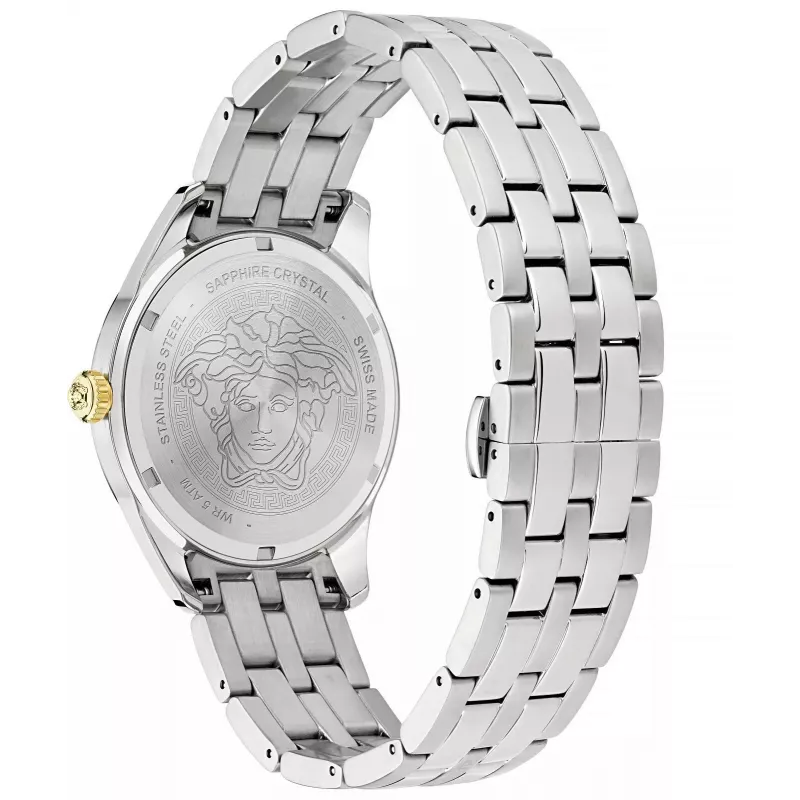 VERSACE V-Race pánske hodinky VE7C00523 41mm nerezová oceľ chronograph