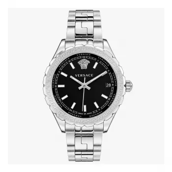 Versace V-Race dámske švajčiarske quartz hodinky V12020015 - 35mm ušľachtilá oceľ, zafírové sklo, biely ciferník