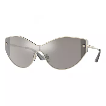 VERSACE VE2239-12526G dámske slnečné okuliare zlatý rám sivé zrkadlové sklá 147mm