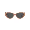 VERSACE VE4433U538387 dámske cat-eye slnečné okuliare Havana 54mm