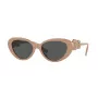 VERSACE VE4433U538387 dámske cat-eye slnečné okuliare Havana 54mm