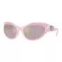 VERSACE VE4485-5521Z dámske cat-eye slnečné okuliare Havana hnedý gradient 59 mm