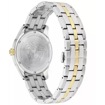 Versace VE7C00623 pánske hodinky 41mm nerezová oceľ modrý ciferník chronograph