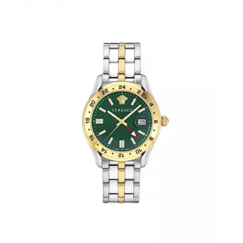 Versace VE7C00623 pánske hodinky 41mm nerezová oceľ modrý ciferník chronograph