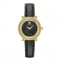 VERSACE dámske hodinky VE6I00323 quartz hodinky 35mm nerezová oceľ čierny ciferník