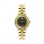 VERSACE dámske hodinky VE7F00623 Swiss quartz 35mm čierny ciferník kožený remienok