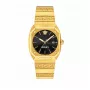 VERSACE dámske hodinky VE8F00424 quartz, 44mm čierny ciferník s koženým remienkom