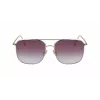 Victoria Beckham VB202S-712 dámske nadrozmerné hranaté slnečné okuliare, zlatý kovový rám, hnedé gradientové sklá, 59 mm
