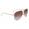 Victoria Beckham VB203S-712 dámske slnečné okuliare zlatý rám hnedé gradientové sklá 62 mm