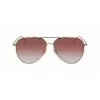 Victoria Beckham VB203S-712 dámske slnečné okuliare zlatý rám hnedé gradientové sklá 62 mm