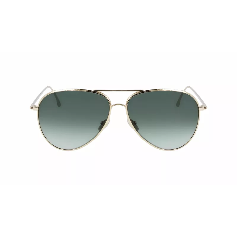 Victoria Beckham VB203S-713 cat eye slnečné okuliare zlatá hnedý gradient 62mm