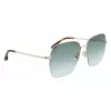Victoria Beckham VB214SA-700 dámske slnečné okuliare - havannový acetátový rám, hnedé gradientové šošovky, 61 mm