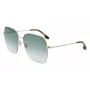 Victoria Beckham VB214SA-700 dámske slnečné okuliare - havannový acetátový rám, hnedé gradientové šošovky, 61 mm