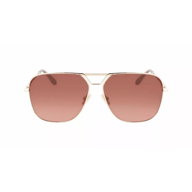 Victoria Beckham VB217S-714 dámske slnečné okuliare Havana hnedý gradient 61mm