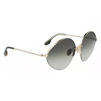 Victoria Beckham VB220S-713 dámske slnečné okuliare zlatá hnedý gradient motýlie