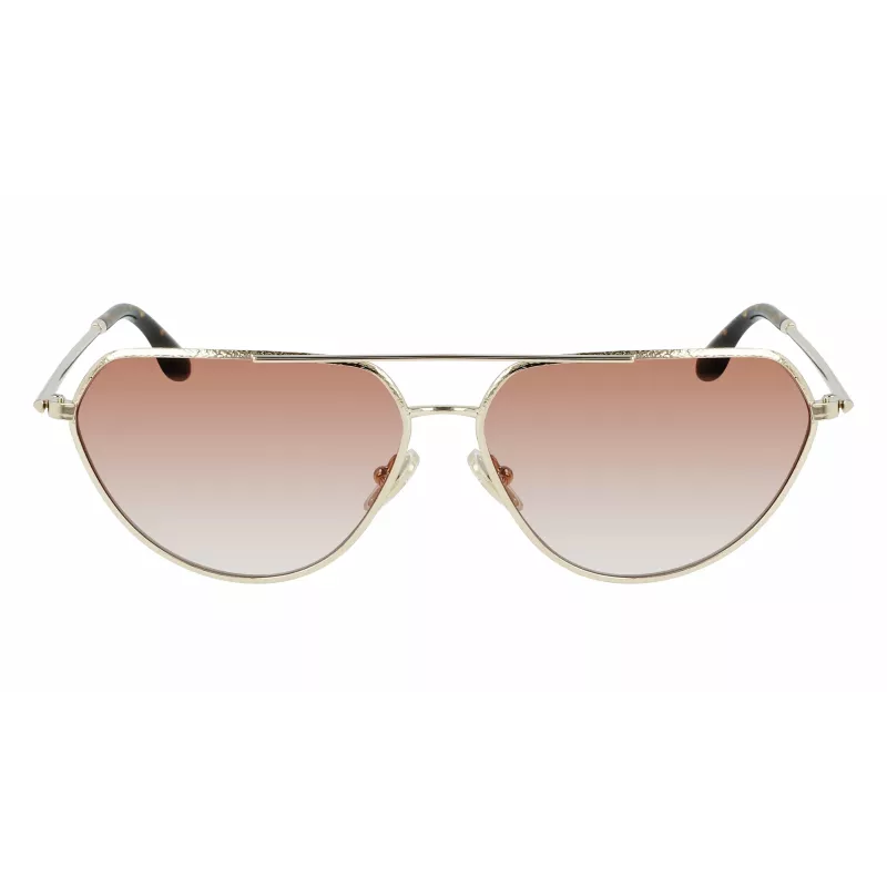 Victoria Beckham VB221S-725 dámske slnečné okuliare Havana acetát hnedý gradient 60 mm