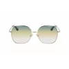 Victoria Beckham VB223S-727 dámske slnečné okuliare Havana acetátový hranatý rám hnedé gradientové sklá 56mm