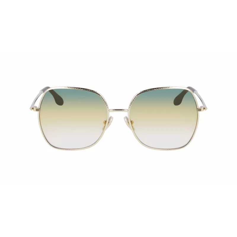 Victoria Beckham VB223S-727 dámske slnečné okuliare Havana acetátový hranatý rám hnedé gradientové sklá 56mm