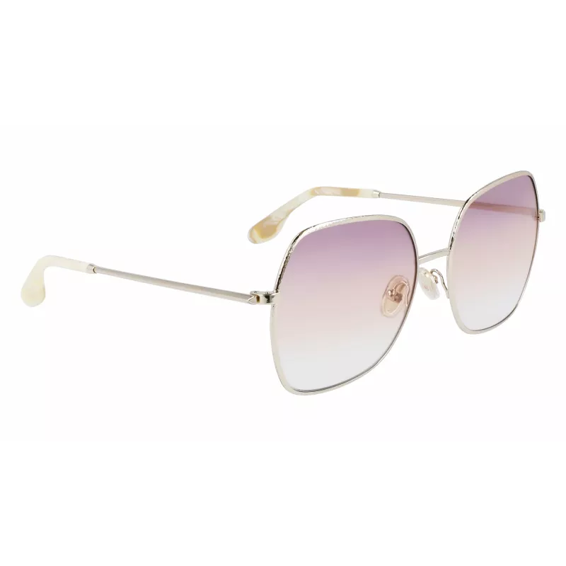 Victoria Beckham VB223S-728 dámske slnečné okuliare kov zlatá hnedý gradient 56 mm