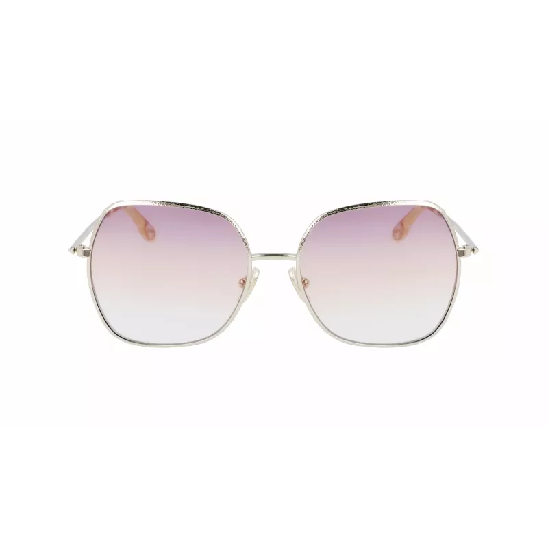 Victoria Beckham VB223S-728 dámske slnečné okuliare kov zlatá hnedý gradient 56 mm