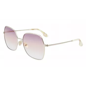 Victoria Beckham VB223S-728 dámske slnečné okuliare kov zlatá hnedý gradient 56 mm
