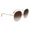 Victoria Beckham VB224S-702 dámske slnečné okuliare zlatá/Havana hnedý gradient 59mm